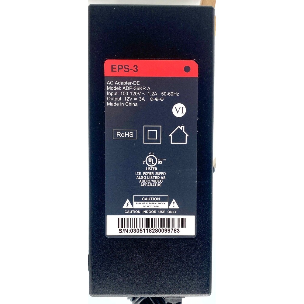 EPS-3 AC Power Adapter Xfinity Delta Electronics ADP-36KR A / 100-120V to 12V